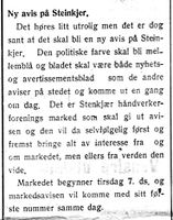 288. Satirisk omtale av "Ny avis" i Nord-Trøndelag og Nordenfjeldsk Tidende2. november 1922.jpg