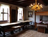 Interiør fra Schøtstuene. Foto: Aurora Revå Olsen (2015)