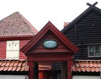 Portal inn til Schøtstuene. Foto: Stig Rune Pedersen (2015)