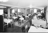 Fra restauranten. Foto: Leif Krohn Ørnelund/Oslo Museum (1953).