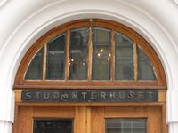 Schultz' gate 7: Detalj fra inngangsparti. Foto: Stig Rune Pedersen