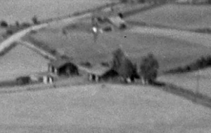 Flyfoto av gården Sillerud øvre