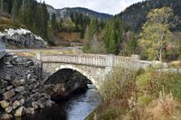 Gamle Dyrland bru frå 1921. Foto: Roy Olsen (2021).