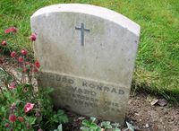 Eksempel på gravminne på den norske seksjonen av Greenwich Cemetery; Sigurd Konrad Svärd (krigsgrav). Foto: Stig Rune Pedersen (2019)