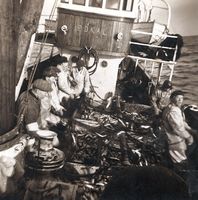 Her er sju mann på dekk