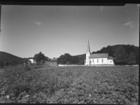 Siljan kirke. Foto: Ukjent / Nasjonalbiblioteket (1945-1960)