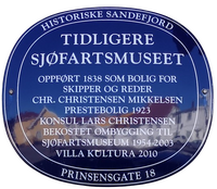 Sandefjord Sjøfartsmuseum, Prinsens gate 18,