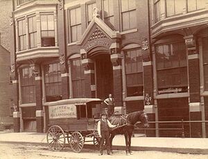 Skandinaven avis kontor 1890.jpg