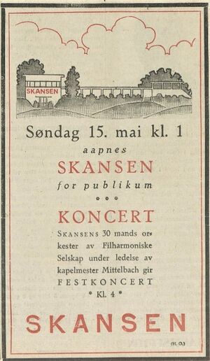 Skansen annonse åpning 1927.jpg