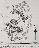 Skanserester på Bakås, «Der Baer» oppmålt av Bu, Lillejord og Magnussen i 1999.