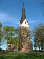 Skedsmo kirke var prestegjeldets hovedkirke. Foto: (Stig Ervland).