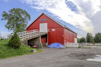 Låven på Skedsmo prestegård. Foto: Leif-Harald Ruud (2022)