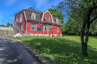 Fritidsklubben Kjeller'n holder til i en villa fra mellomkrigstida. Foto: Leif-Harald Ruud (2020)