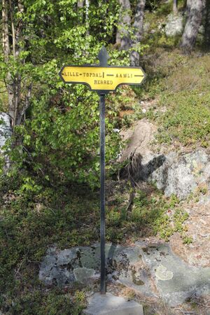 Skilt herredsgrense Tovdal og Åmli.JPG