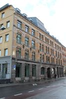 Vinmonopolets hovedkontor lå fra 1926 til 1937 i Skippergata i Oslo. Foto: Chris Nyborg (2013)