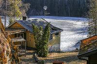 Fritidsbolig i sørenden av Stampetjernet. Foto: Leif-Harald Ruud (2024).