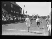 Skolebarnstevne. Foto: Narve Skarpmoen (1924).