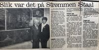 Strømmens Værksted ga dette veggmaleriet til Sagdalen skole i 1956.