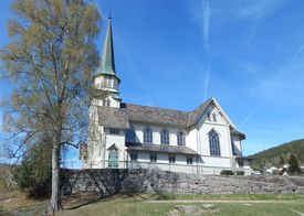 Skotfoss kirke (1899–1900). Foto: Jan-Tore Egge (2015).