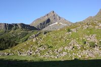 Skottinden (671 moh.) sett fra Kyllindalen