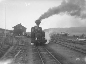Skulerud stasjon 2007. Kilde Norsk Folkemuseum Nasjonalbiblioteket. Anders Beer Wilse.jpg