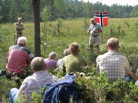 Finn Ramsøy sto for avdukingen. Han var selv deltaker ved et slipp i Nordmarka.