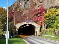 Slottsfjelltunnelen (sørlige tunnelåpning). Foto: Stig Rune Pedersen (2020)