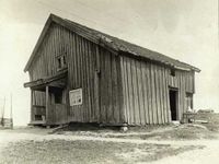 Smedstadbygningen, som opprinnelig sto på Nordgarden. Ble flytta til Norsk Folkemuseum. Foto: Gisle Midttun