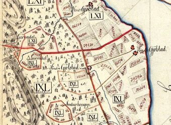 Snekkerhaugen Brandval vestside kart 1800.jpg