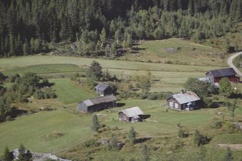 Snertingdal midtre under Sæter nordre Kongsvinger 1962.jpg