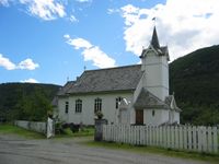 Snillfjord kirke. Arkitekt Ole F. Ebbell. Ferdig i 1899