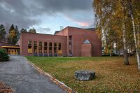Sofiemyr kirke sto ferdig i 1987. Foto: Leif-Harald Ruud (2020)