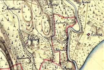 Solberg-plassene Brandval vestside kart 1807.jpg