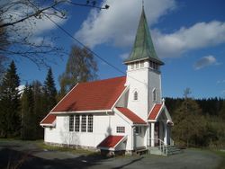 Sollihøgda kapell på Sollihøgda i Hole, 1911