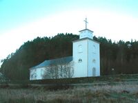 Greipstad kirke fra nordøst. Foto: Siri Johannessen (2013)