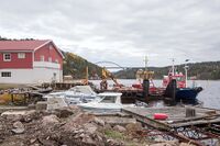 Maritime aktiviteter preger stadig Sponvika. Foto: Leif-Harald Ruud (2017).