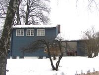 St. Georgs vei 22, tegnet for Thorbjørn Egner i 1953. Foto: Stig Rune Pedersen (2014)