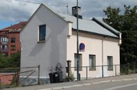 St. Halvards gate 28D i Oslo, oppført i 1869 som funksjonærbolig for Kværner Brug. Idag bolig. Foto: Chris Nyborg (2013).