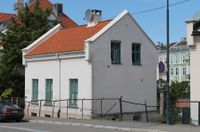 St. Halvards gate 28E i Oslo, oppført i 1869 som funksjonærbolig for Kværner Brug. Idag bolig. Foto: Chris Nyborg (2013).