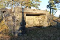 Ammunisjonsnisje ved standplass. Foto: Chris Nyborg (2013)