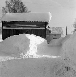 Stabburet snøvinteren 1966.