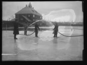 Islegging. Foto: Narve Skarpmoen