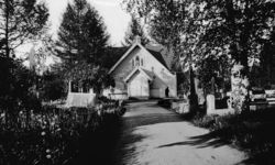 Stalsberghagen kapell fra 1902. Ukjent/Romerikes Blad.