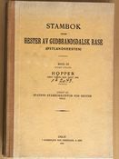 Stambok over hester av Gudbrandsdalsk rase (Østlandshesten) for hopper født til og med 1906, utgitt 1944.