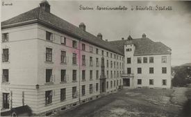 Statens husstellærerhøgskole, ny hovedbygning fra 1924. Foto: Nasjonalbiblioteket
