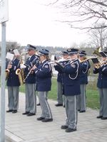 Steinkjer janitsjar spiller, 1. mai 2008.