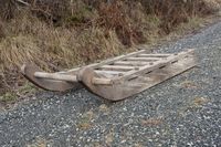 Steinslede frå gnr. 84/4 i Volda laga av Adolf Nygård.