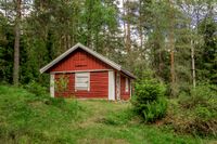 Elgsrudhytta ligger like vest for Stensrudåsen. Stort lenger sør kommer man ikke i Oslo. Foto: Leif-Harald Ruud (2016)