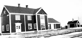 Stod stasjon på Nordlandsbanen (1920). Foto: Steinkjerleksikonet