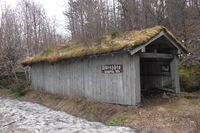 Båtskuret april 2010.